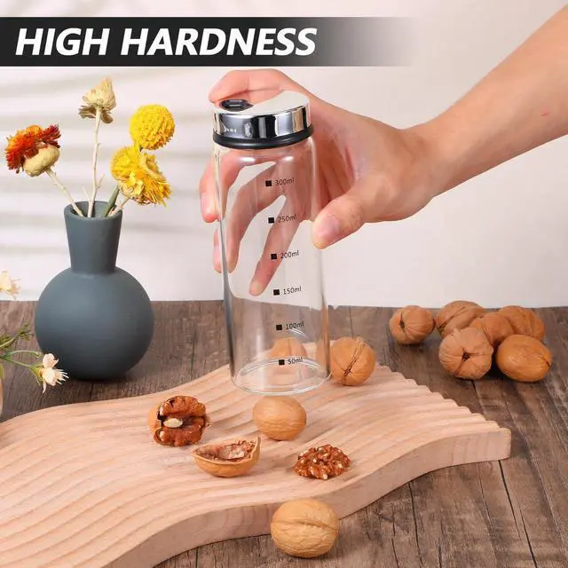 Alt view image 5 of 7 - 4Pcs Salt Pepper Shakers with Adjustable Outlet Holes, 10 oz Clear Glass Shaker Bottles, Salt Shakers for Kitchen, Spice Seasoning Cans for Kitchen Decor Home Restaurant BBQ Camping