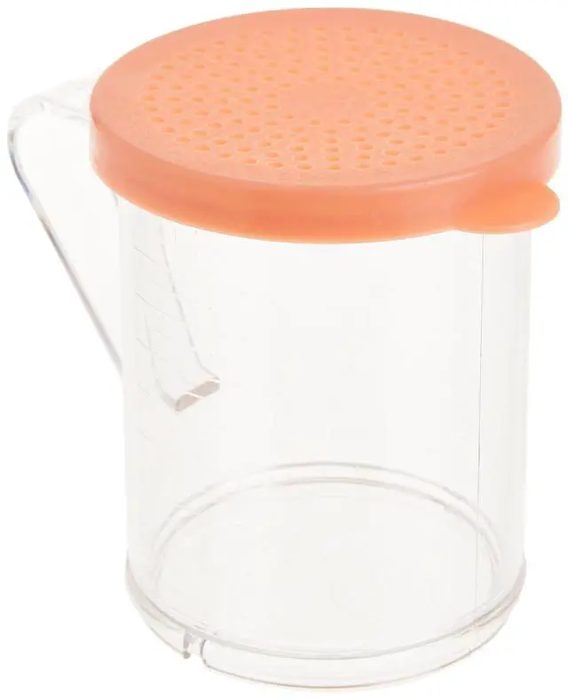 Alt view image 3 of 6 - Dredge with snap on Lids, Clear