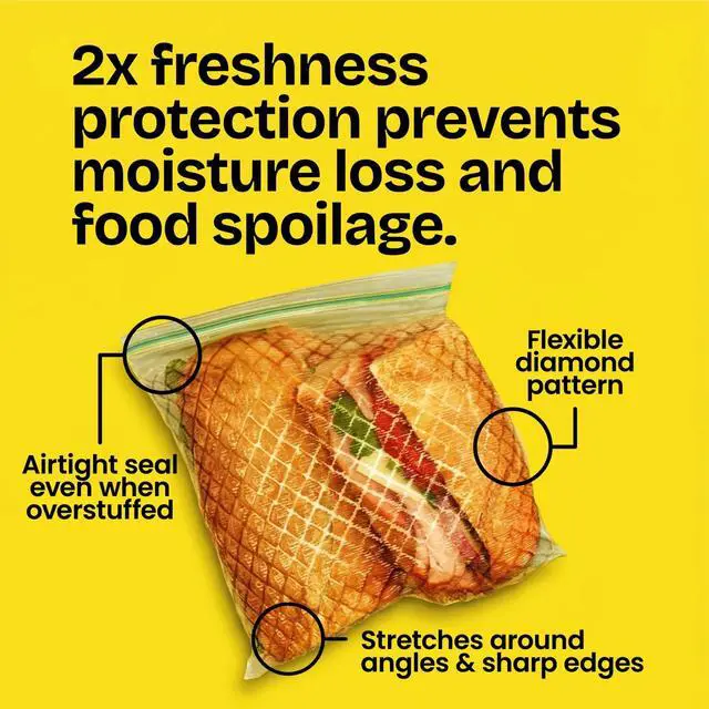 Alt view image 3 of 7 - Food Storage Plastic Bags, Gallon, 35 Count (Package May Vary)