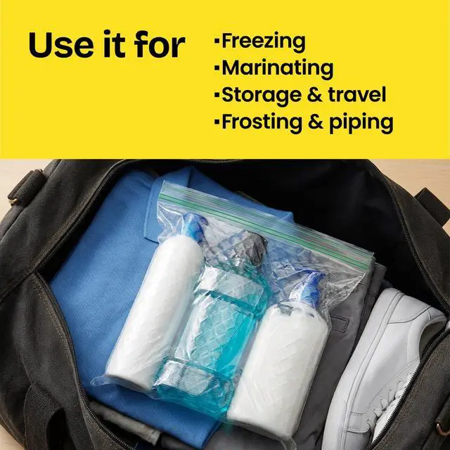 Alt view image 6 of 7 - Food Storage Plastic Bags, Gallon, 35 Count (Package May Vary)