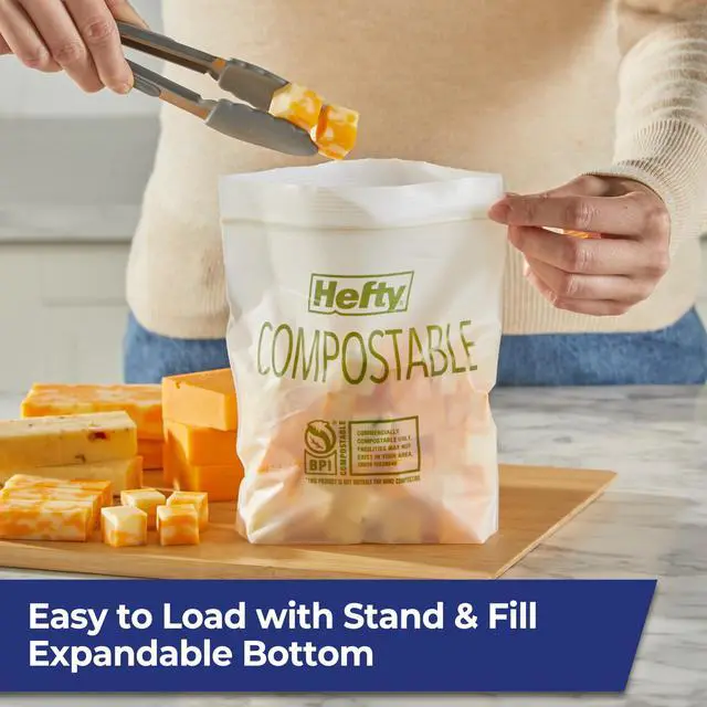 Alt view image 4 of 6 - Compostable Press-To-Close Quart 40 Count