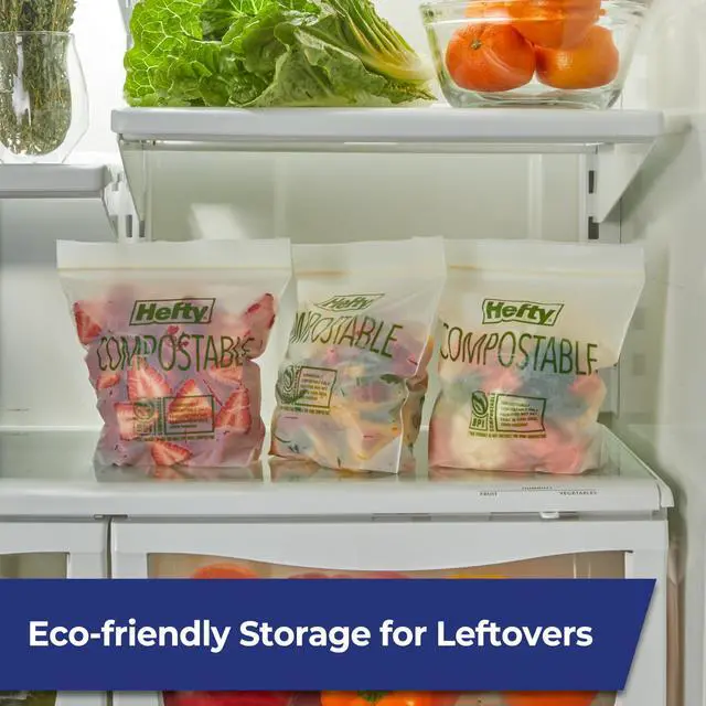 Alt view image 6 of 6 - Compostable Press-To-Close Quart 40 Count