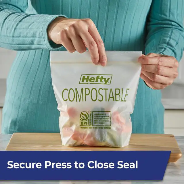 Alt view image 2 of 6 - Compostable Press-To-Close Quart 40 Count