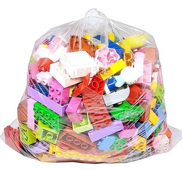 Alt view image 5 of 7 - 100 CT 18x24 Inch 1.1 Mil Clear Plastic Flat Open Poly Bags Great for Bread Proofing, Dough, Injera, Food Storage, Jackets, Pillows, Laundry, and More