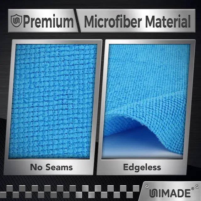 Alt view image 2 of 7 - Microfiber Cleaning Cloth, 24 Pack Reusable Microfiber Towels for Cars Lint Free Cleaning Shop Towel Rags for Home Kitchen Automotive Bar Mechanic Restaurant Garage, 11"x 12", Blue
