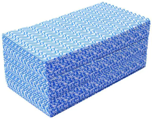 Main image of Handi Wipe Reusable Cloths - Multi-Purpose Disposable Dish Cloths and Towels, Ultra Absorbent, Fast-Dry, Durable Cleaning Wipes for Kitchen and Home, Blue, 11.8 x 21 inches, Pack of 80