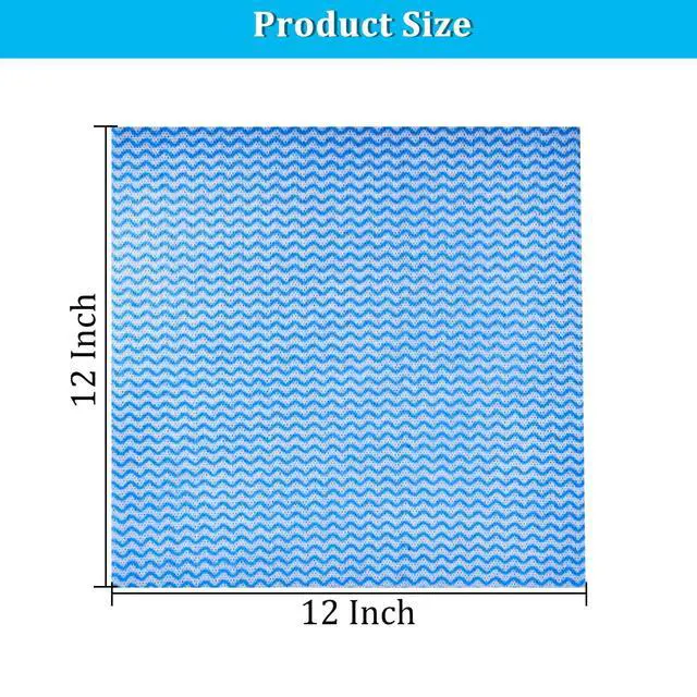 Alt view image 2 of 7 - Disposable Dish Cloths Disposable Cleaning Towels 50 Pack Heavy Duty Reusable Disposable Kitchen Cleaning Cloths for Kitchen, Bathroom, Household Cleanings