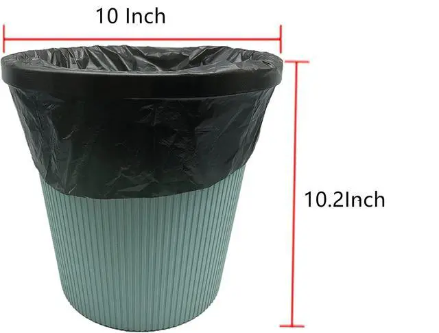 Alt view image 5 of 5 - 1.2-1.5 Gallon Small Trash Bags, Black Garbage Bag , Wastebasket Trash Bags 120 Counts