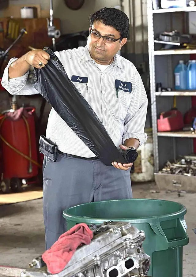 Alt view image 7 of 7 - 3 Ply Trash Bags, 56 Gallon, 1.25 Mil (eq), 43"x47", Black, 100 Count (5 Rolls of 20)