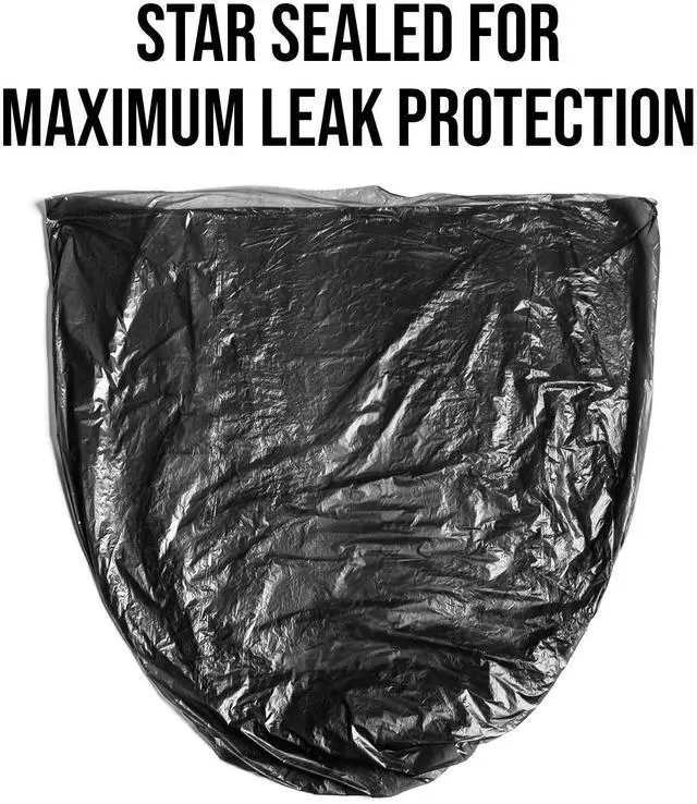 Alt view image 2 of 7 - RL-3036XH 20-30 Gallon Trash Can Liners (100 Count) - 30" x 36" - Thick 1.5 MIL Equivalent Black Trash Bags for Bathroom, Kitchen, Office, Industrial, Commercial, Recycling and More