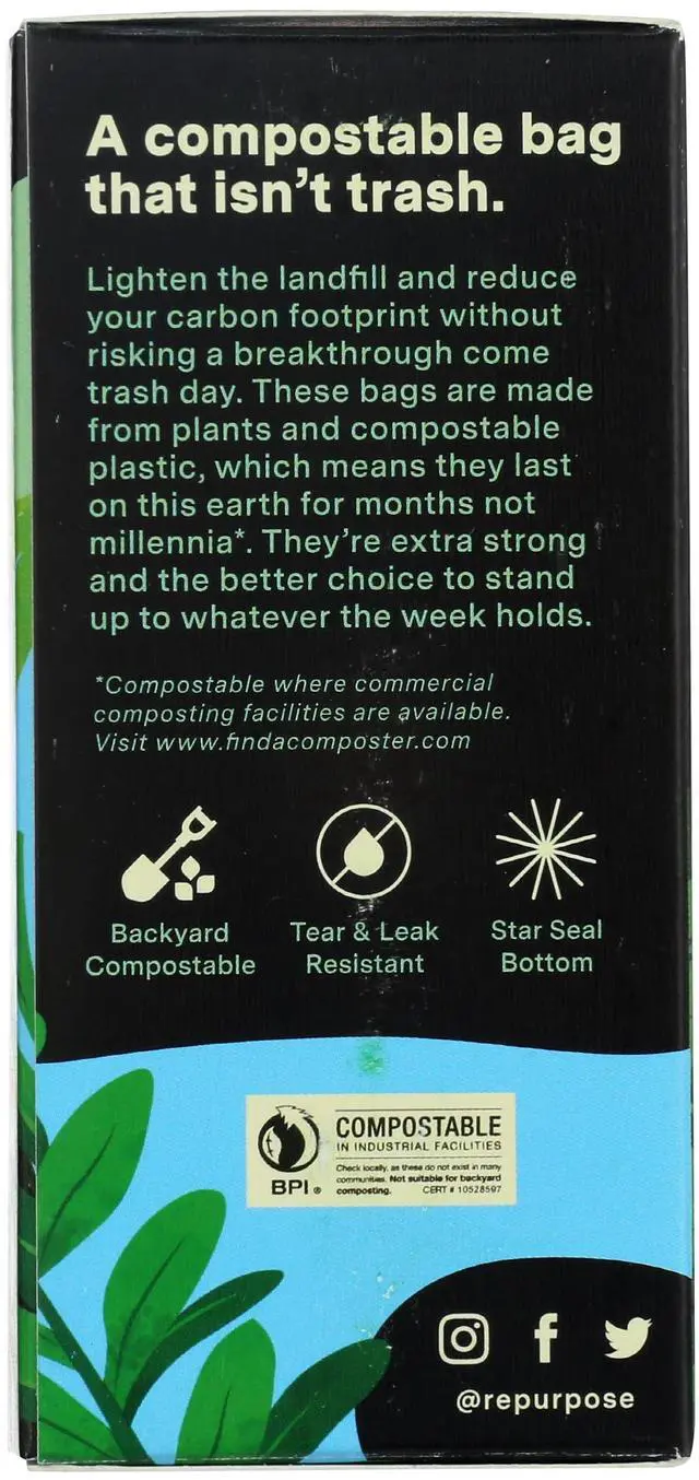 Alt view image 7 of 7 - 3 Gallon Food Scrap Bags, 25 CT