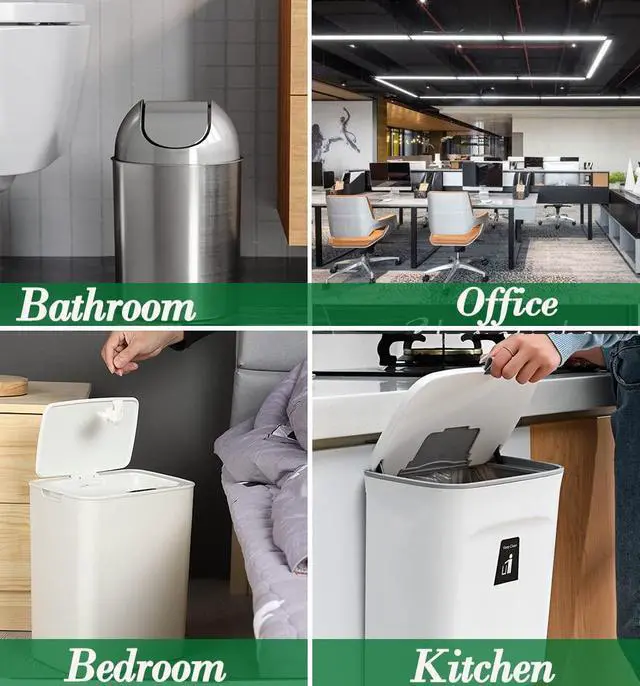 Alt view image 7 of 7 - 2.5 Gallon 120 pcs(2.5-2.6 Gal) Small Clear Trash Bags, Strong 2.5 Gallon 2.6 Gallon Garbage Bags, Bathroom Trash Can Bin Liners,Mini Bags Waste Basket Liner,Fit 6-10 Liter, 2.5-2.6 Gal (2.5C120)