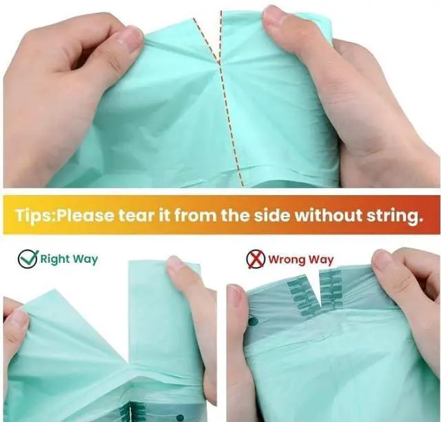 Alt view image 6 of 7 - Compostable* Trash Bags with Drawstring (13 Gallon, 25 Units, Tall), BPI Certified For Kitchen Compost
