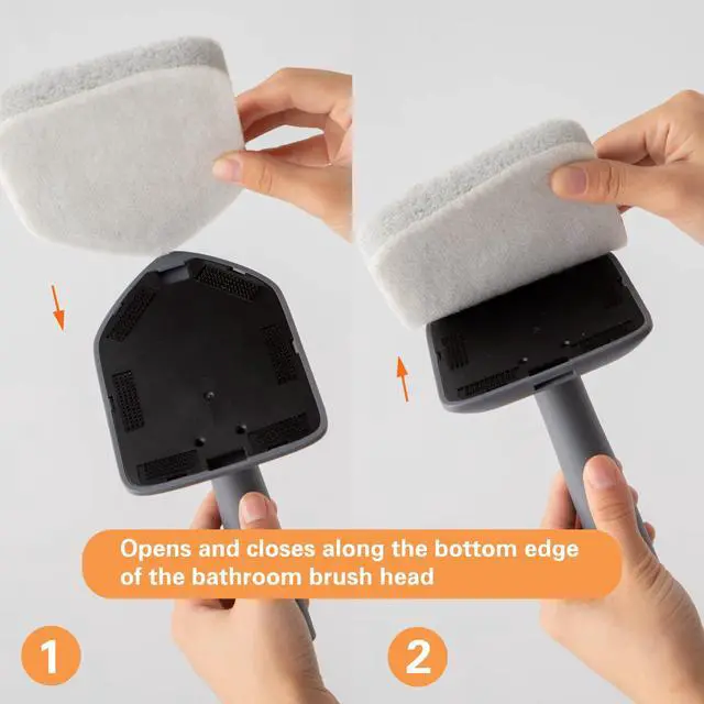 Alt view image 5 of 6 - Scouring Pads 3 Pieces Suitable for Tub Tile Scrubber Brushes
