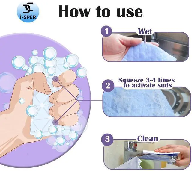 Alt view image 2 of 7 - 24 Pack Scouring Scrub Pad Singles with Foam | Multi-Surface | Non-Scratch