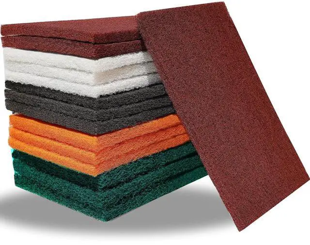 Main image of 15 Pack 6 x 9 Inch Hand Pads Coarse Medium Fine Superfine 5 Different Specifications Assortment General Purpose Scouring Pad Ideal for Garden Tools and Grills,Automotive Body Tools