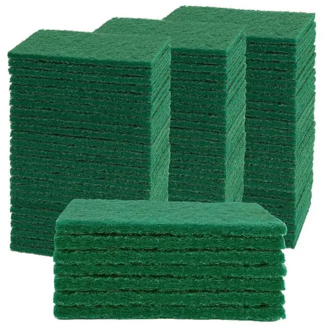 Main image of 40 Pcs Scouring Pad, Dish Scrubber Scouring Pads,4 x 6 inch Green Reusable Household Scrub Pads for Dishes, Kitchen Scrubbers & Metal Grills