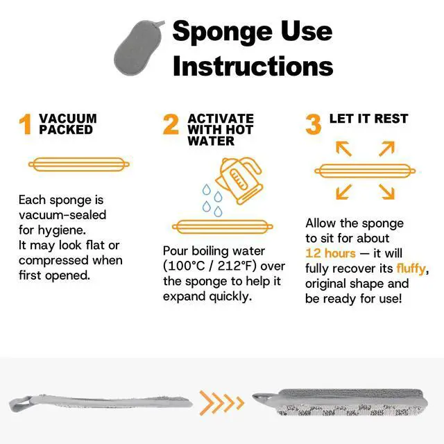 Alt view image 2 of 7 - Multi-Purpose Scrub Kitchen Sponges 12 Pack Dish Sponge, Dual-Sided Non-Scratch Microfiber & Metal Scrubber, Reusable Sponges for Dishes, Pots, Glass, Sink, Stovetop & Bathroom (Gray)