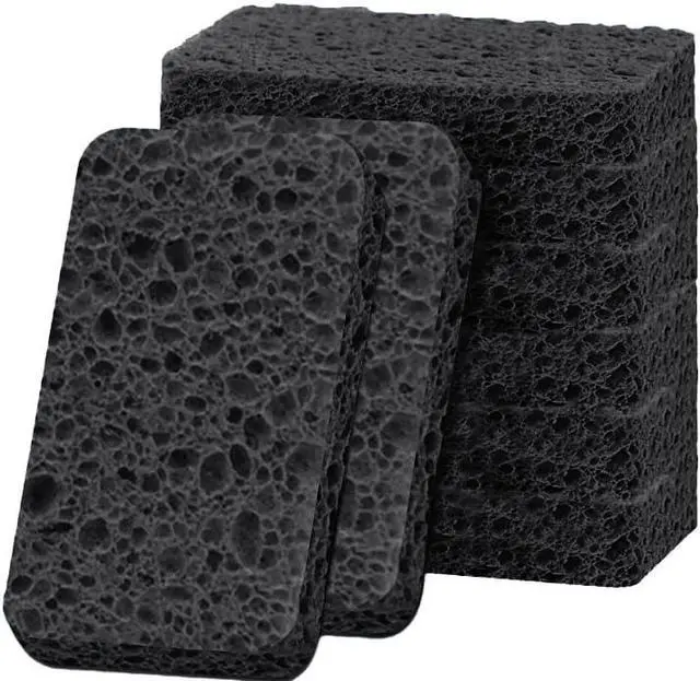Main image of 6 - Pack Non-Scratch Scrub Sponges - Sponge for Dishes and Washing Dishes, Cleaning Pads for Kitchen Home and MoreBlack