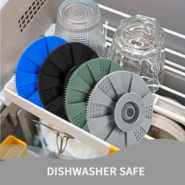 Alt view image 5 of 6 - Silicone Dish Scrubber, Non-Scratch Scrub Spong for Washing Dish, Pot, Pan