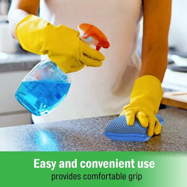 Alt view image 6 of 7 - Miracle Microfiber Kitchen Sponge (6 Pack) - Non-Scratch Heavy Duty Dishwashing Cleaning sponges- Machine Washable - (Blue)