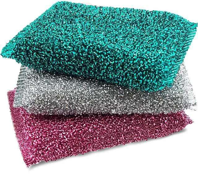 Main image of Dish Sponges for Kitchen (3 Pcs) Non-Scratch Scrub Sponges for Dishes, Pots, Pans, Glass, Stainless Steel & Nonstick CookwareOdor-Resistant, Quick-Dry, Flexible, Durable & Reusable Cleaning Scrubbers