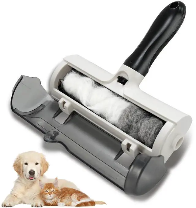 Main image of Pet Hair Remover, Roller, Remove Dog Hair and Cat Hair Easily (Black)