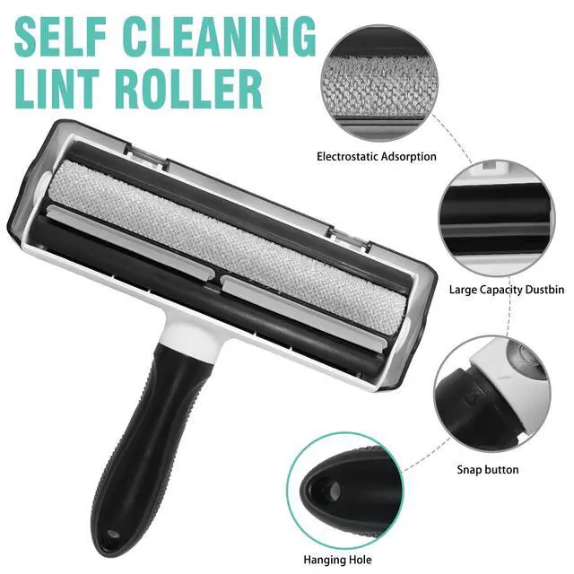 Alt view image 2 of 7 - Pet Hair Remover, Roller, Remove Dog Hair and Cat Hair Easily (Black)