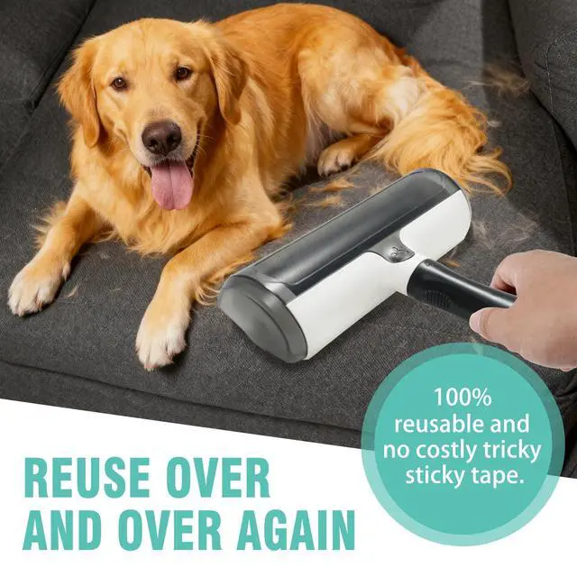 Alt view image 7 of 7 - Pet Hair Remover, Roller, Remove Dog Hair and Cat Hair Easily (Black)