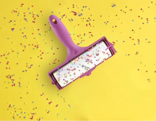 Alt view image 6 of 6 - Large Lint Roller 6.3" with Extra Refill -120 Sticky Sheets, Protective Cover Design, Big Lint Roller for Pet Hair, Furniture, Bed, Couch, Floor & More