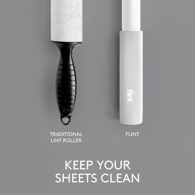 Alt view image 6 of 7 - Classic White Retractable Mini Lint Roller with 30 Extra Sticky Sheets, Small and Portable Lint Roller, Ideal Pet Hair Remover, Travel Lint Rollers for pet Hair Extra Sticky