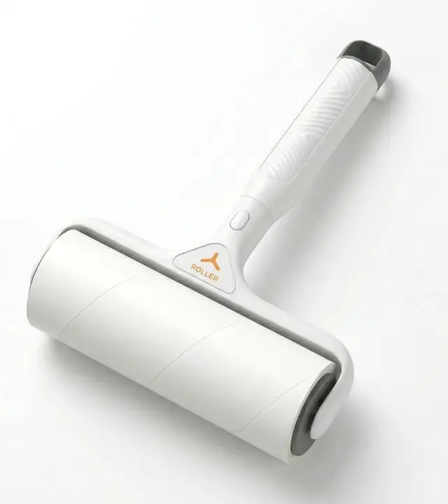 Main image of 16CM Wide Lint Roller with 60 Tear Sheets, Disposable Sticky Remover for Pet Hair, Clothes & Furniture