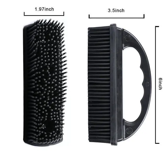 Alt view image 2 of 7 - Rubber Brush - Effortless Pet Hair & Lint Removal for Couches & Clothes