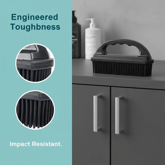 Alt view image 4 of 7 - Rubber Brush - Effortless Pet Hair & Lint Removal for Couches & Clothes