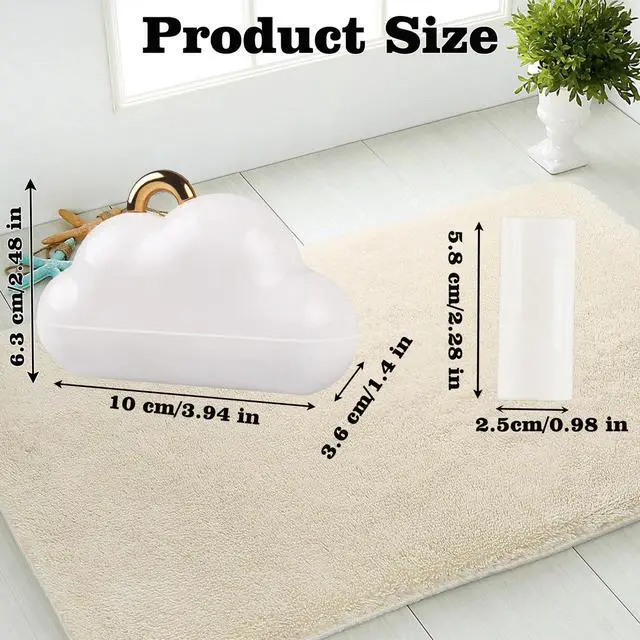 Alt view image 2 of 7 - Mini Travel Lint Roller, Reusable Pet Hair Remover for Clothes with 150 Refillable Sheets (White)