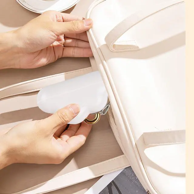 Alt view image 6 of 7 - Mini Travel Lint Roller, Reusable Pet Hair Remover for Clothes with 150 Refillable Sheets (White)