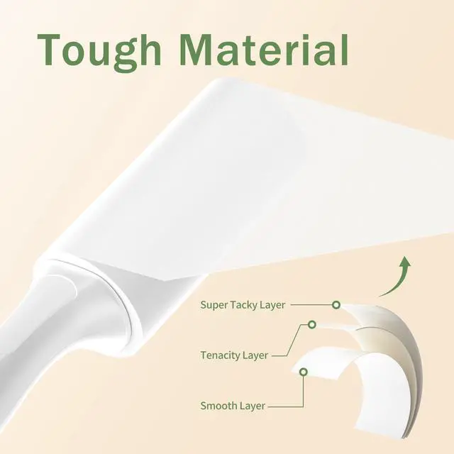 Alt view image 4 of 7 - Mini Lint Roller for Pet Hair 2 Pack, Portable Sticky Lint Remover with 100 Sheets, Travel Size Lint Roller for Clothes, Car, Couch & On-the-Go Cleaning