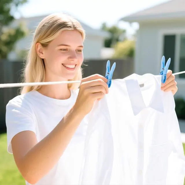 Alt view image 6 of 7 - 48 Pack Colorful Plastic Clothespins,Heavy Duty Clothes Pins Clips with Springs,Non-Slip Clips for Hanging Clothes,Towels,Crafts,Picture Clips Food Package Clips,Air-Drying Clothing Pin Set