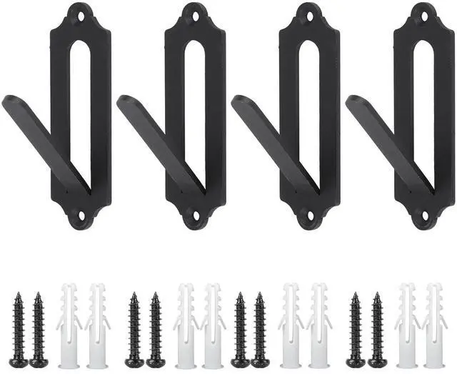 Main image of 4 Pack 4.1"x1.4" European Mount Skull Hanger, Stainless Steel, 100% Stainless Steel, Wall Mount, Industrial, Deer, Mule, Antelope, Coyote, Small Game Animals