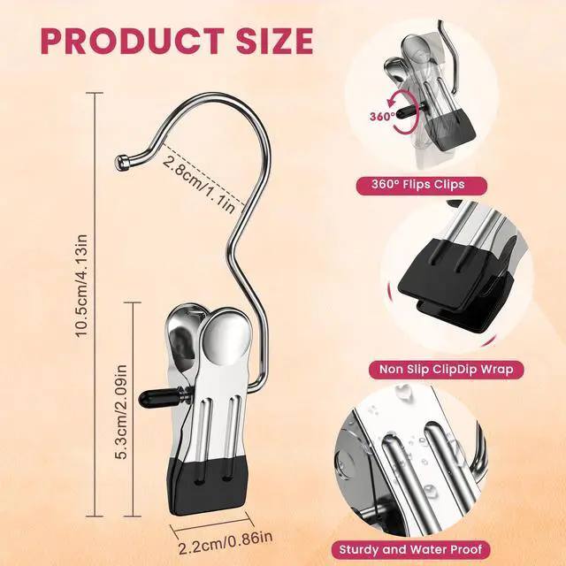Alt view image 6 of 7 - 12 Pack Pants Hangers with Clip,Legging Organizer for Closet Hanging, Space Saving Yoga Pants Hangers Clip Hangers Closet Organization,Closet Organizers and Storage for Jeans,Shorts,Skirts,Hats