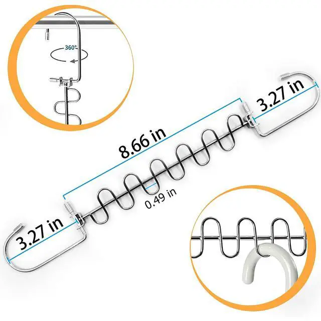Alt view image 4 of 7 - 4 Pack Metal Space Saving Hangers, Stainless Steel Hangers Space Saving for Clothes, Magic Cascading Space Saving Closet Clothing Hanger Organizer Space Saver, College Dorm Essentials