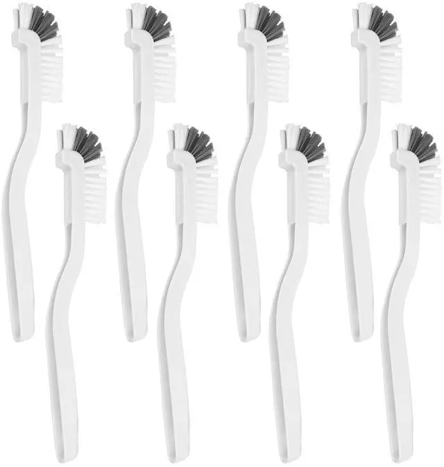 Main image of 8 Pcs Dish Brush Bottle Bathroom Scrub Brushes Kitchen Cleaning Brush Right Angle Kitchen Brush Sink Household Pot Pan Edge Corners Tile Lines Brush with Stiff Bristles