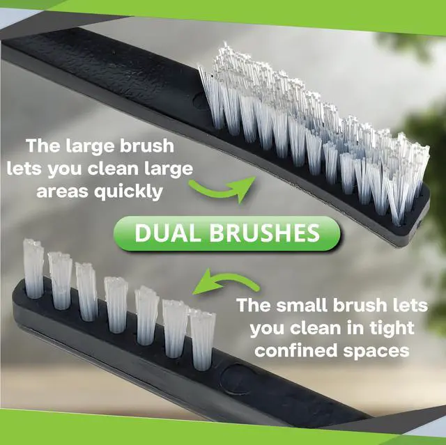 Alt view image 3 of 7 - 10-Piece Double-Ended Gun Cleaning Brush Set, Gun Cleaning Supplies Kit, 7-inch Nylon Bristle Brushes, Plastic Handle - 7615NB10PCS