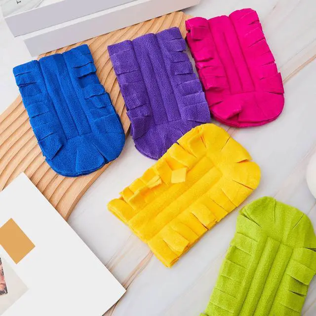 Alt view image 6 of 6 - 12 Pcs Duster Refill Reusable Fleece Duster Refills Feather Flat Dusters Multi Surface Washable Cleaning Pads Tools for Home, Blinds, Car, Pet, Furniture, Fans (Dark Color)