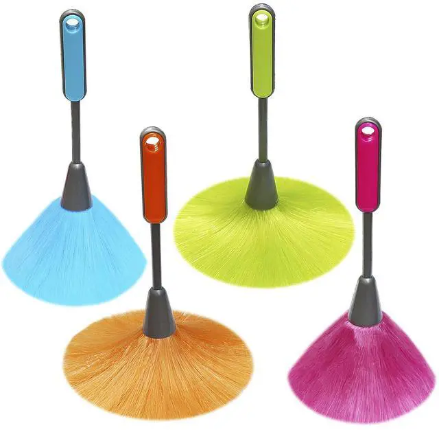 Main image of 4 Pack 10" Small Microfiber Duster, Delicate Fluffy Microfiber Feather Duster, Suitable for Light Daily Household Dusting, Perfect for Cleaning Desk, Computer Screen, TV Screen, Books, Photo Frames
