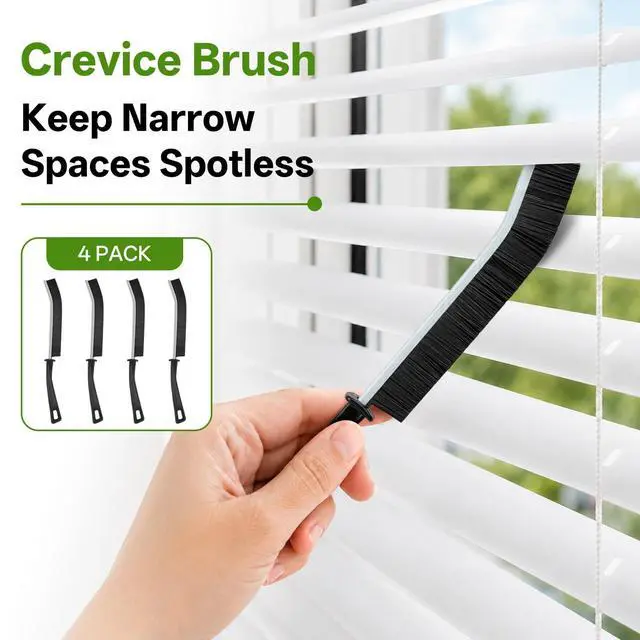 Alt view image 5 of 7 - 100-inch Duster with Extension Pole, 9-in-1 Cobweb Duster Kit Includes Spider Web Brush & Flat Gap Cleaner for High Ceiling, Fan, Under Appliances, Car, Home Deep Cleaning