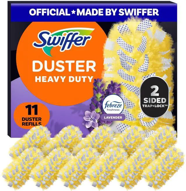 Main image of Dusters Heavy Duty Multi-Surface Duster Refills for Cleaning, Lavender, 11 Count