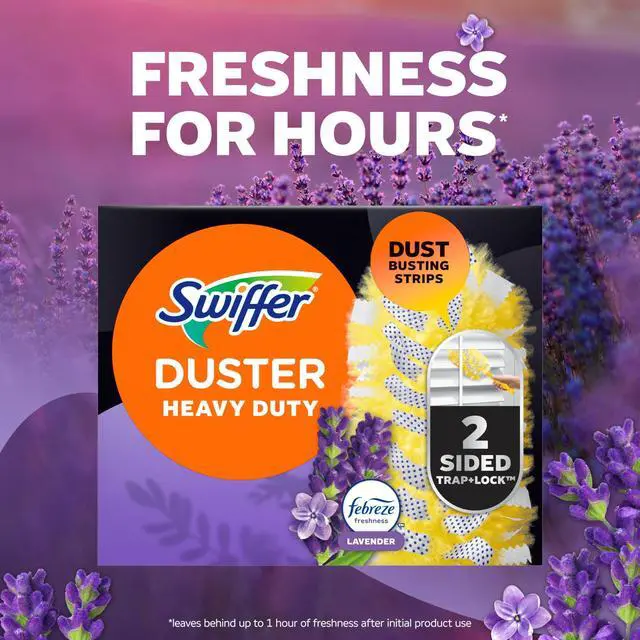 Alt view image 5 of 7 - Dusters Heavy Duty Multi-Surface Duster Refills for Cleaning, Lavender, 11 Count