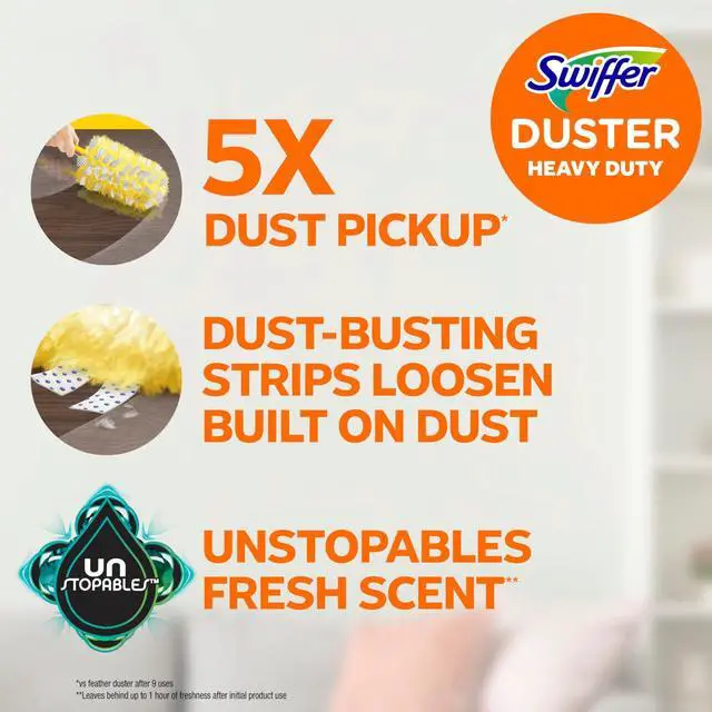 Alt view image 2 of 7 - Dusters Multi-Surface Heavy Duty Duster Refills, Unstopables Fresh Scent, 11 Count
