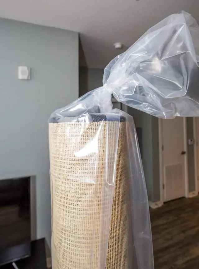 Alt view image 3 of 3 - Jumbo Rug Storage Bag (Fits Rugs up to 9' x 12') - Protection for Jumbo Rolled Rug - 26" x 130" (1-Pack)